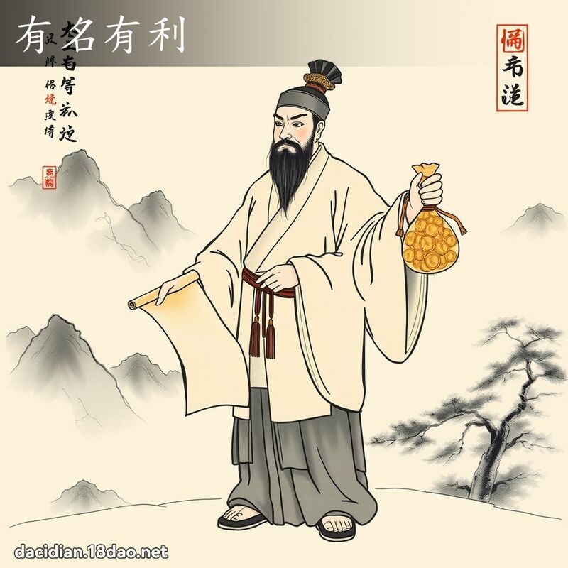 有名有利 配图
