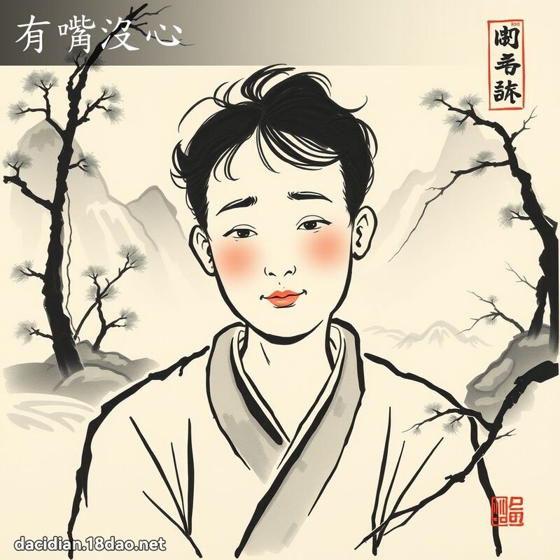 有嘴没心 配图