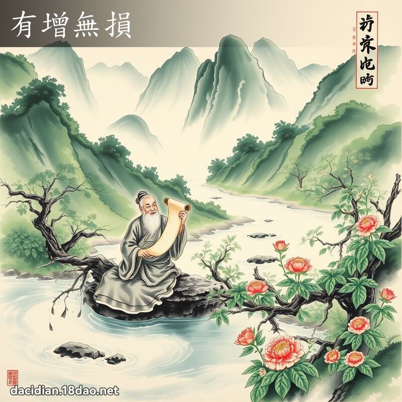 有增无损 配图