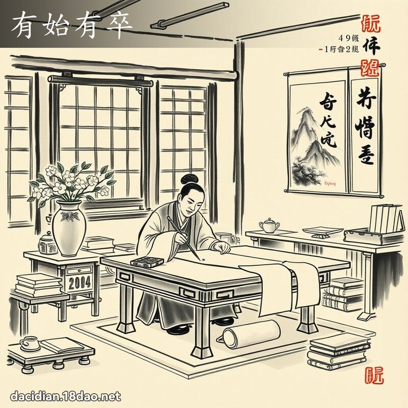 有始有卒 配图