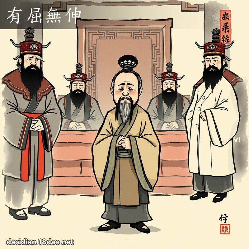 有屈无伸 配图