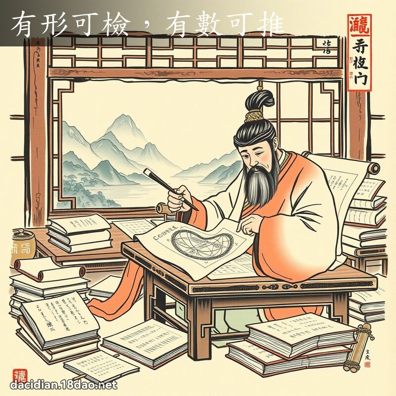 有形可检,有数可推 配图