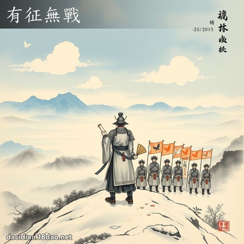 有征无战 配图