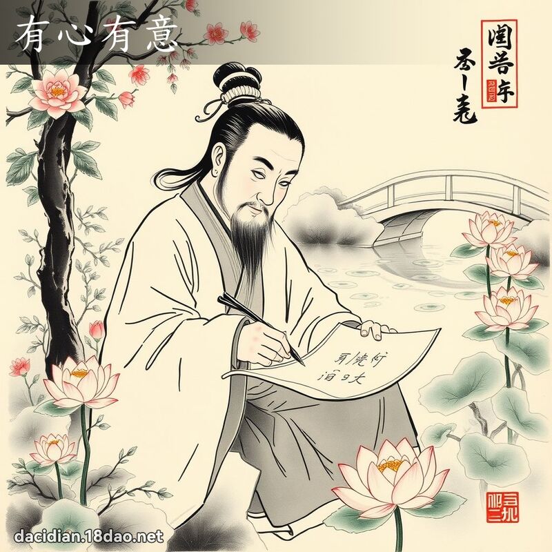 有心有意 配图