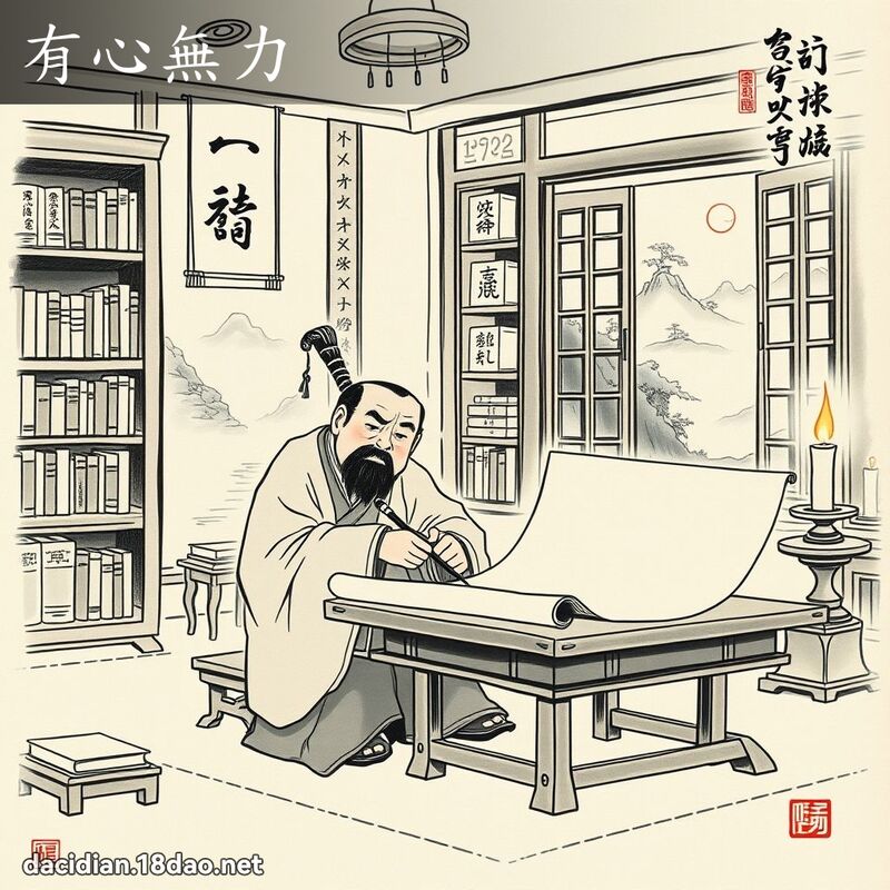 有心无力 配图