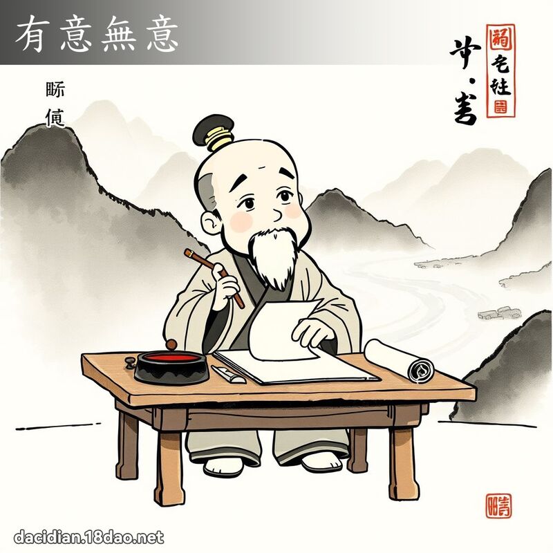 有意无意 配图
