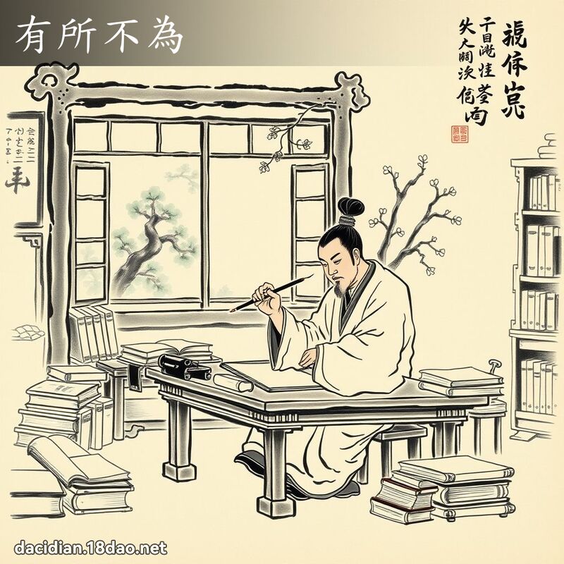 有所不为 配图