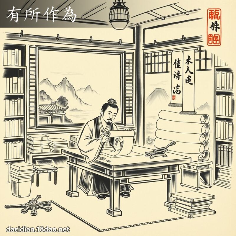 有所作为 配图