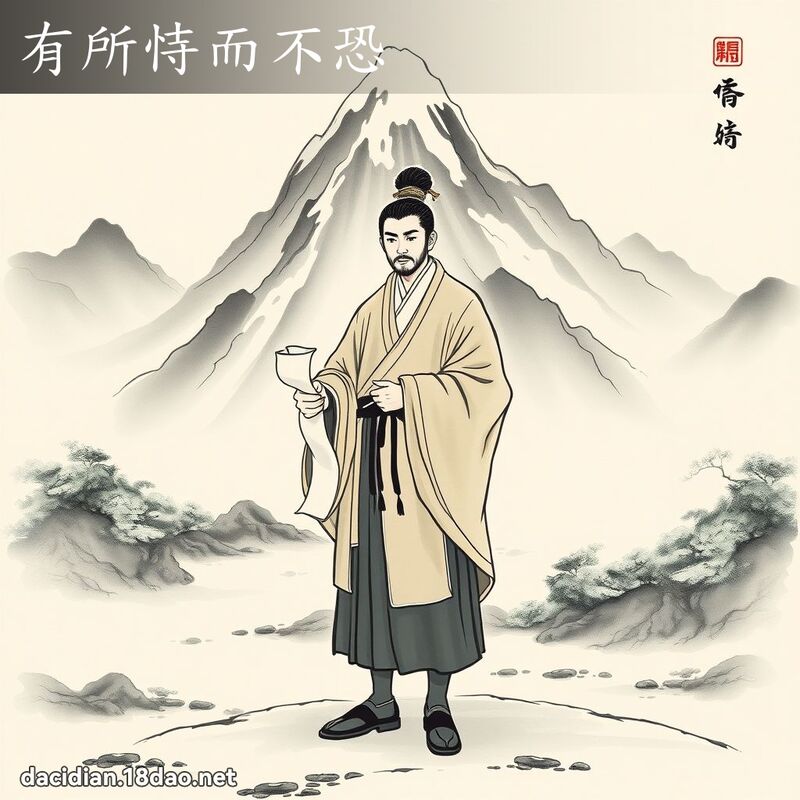 有所恃而不恐 配图