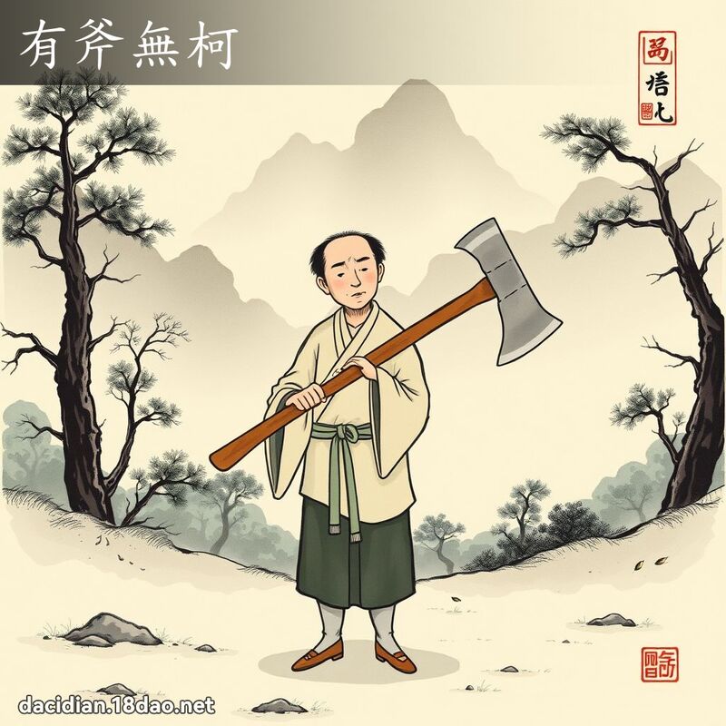 有斧无柯 配图