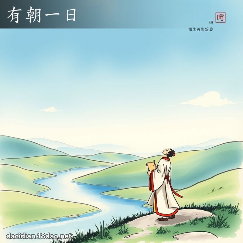 有朝一日 配图