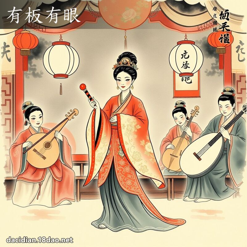 有板有眼 配图