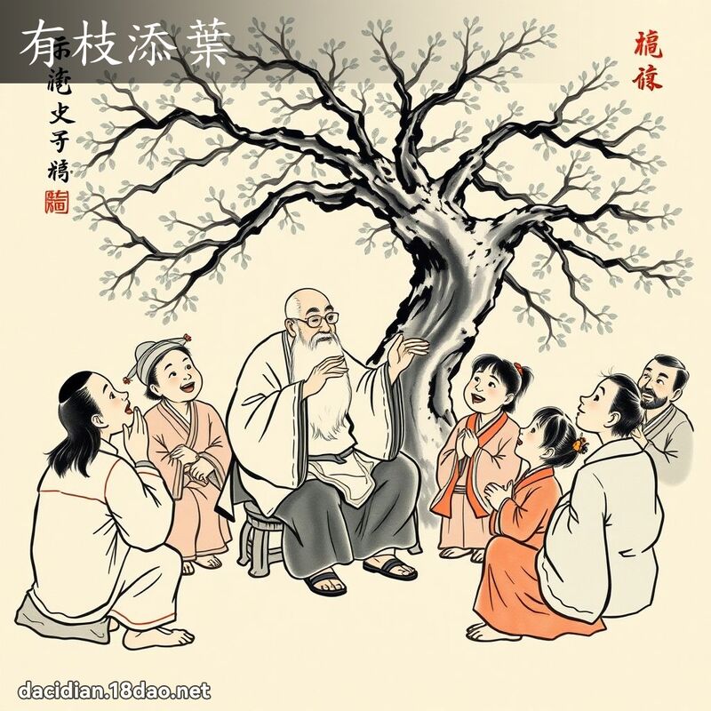 有枝添叶 配图