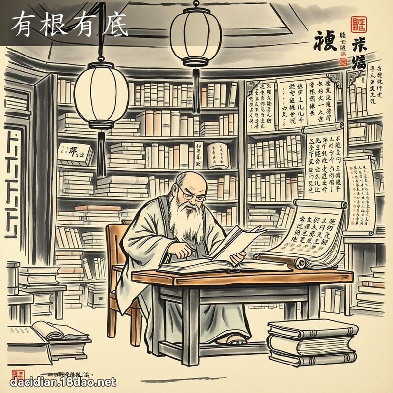 有根有底 - 中華成語配圖