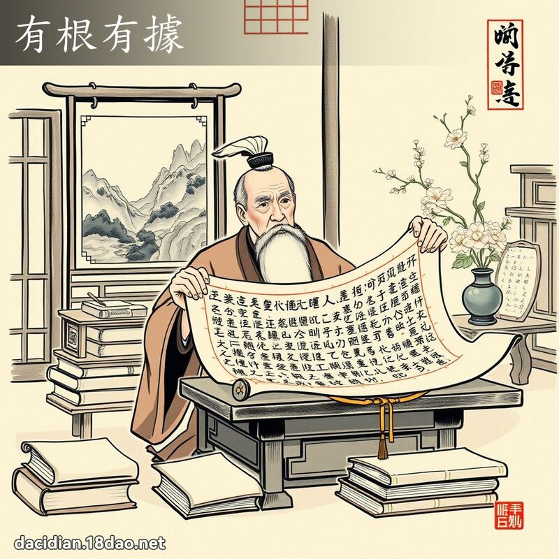 有根有据 配图