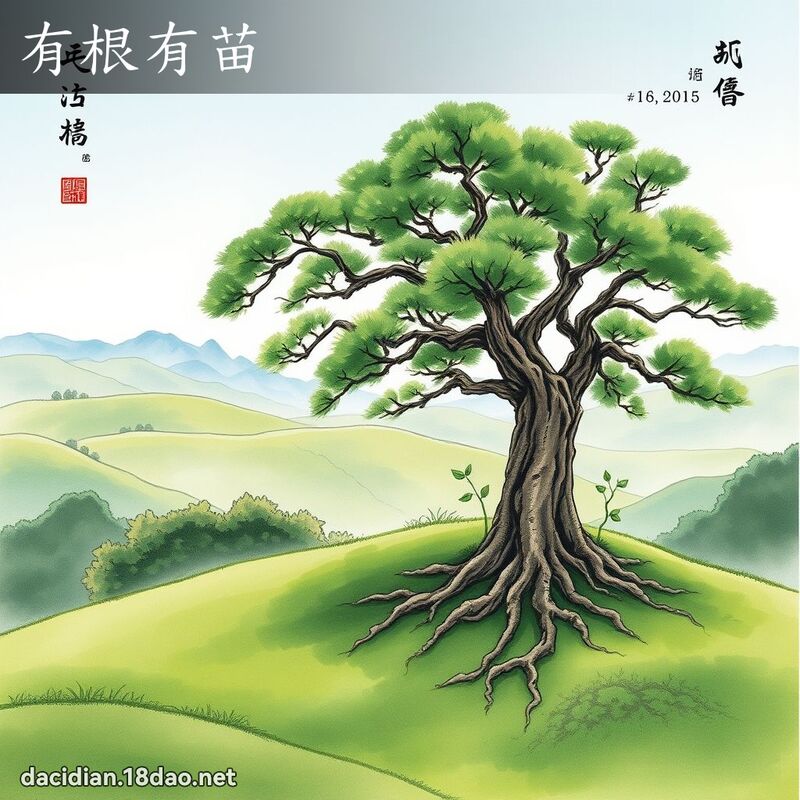 有根有苗 配图
