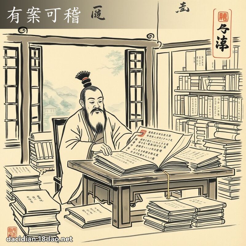 有案可稽 配图