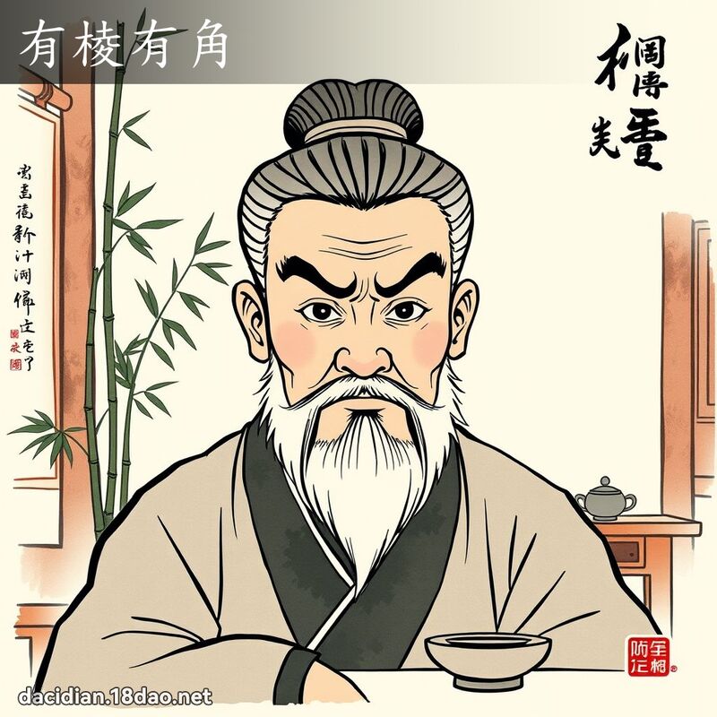有棱有角 配图