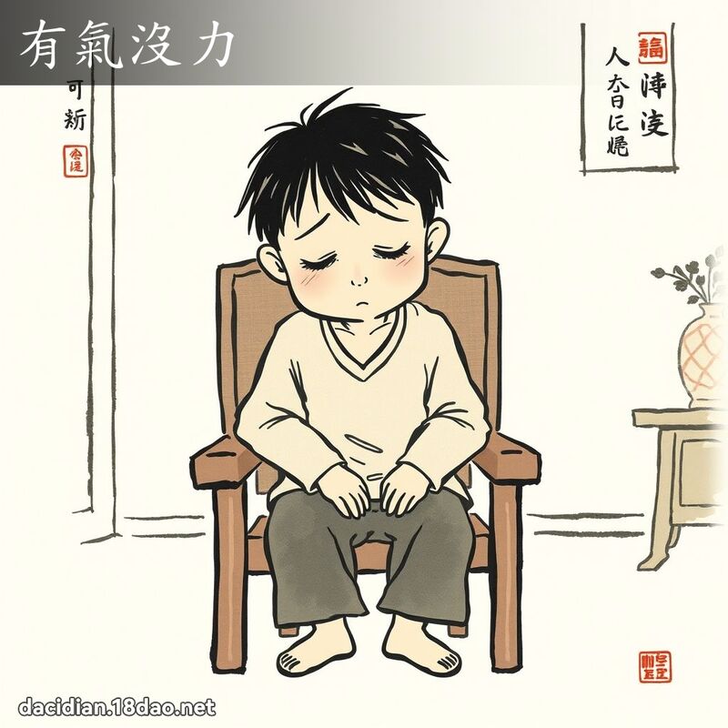 有气没力 配图