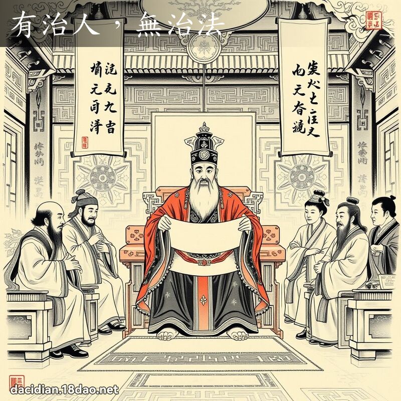 有治人,无治法 配图