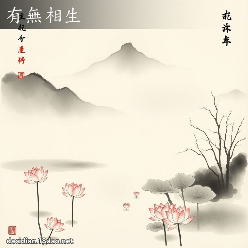 有无相生 配图