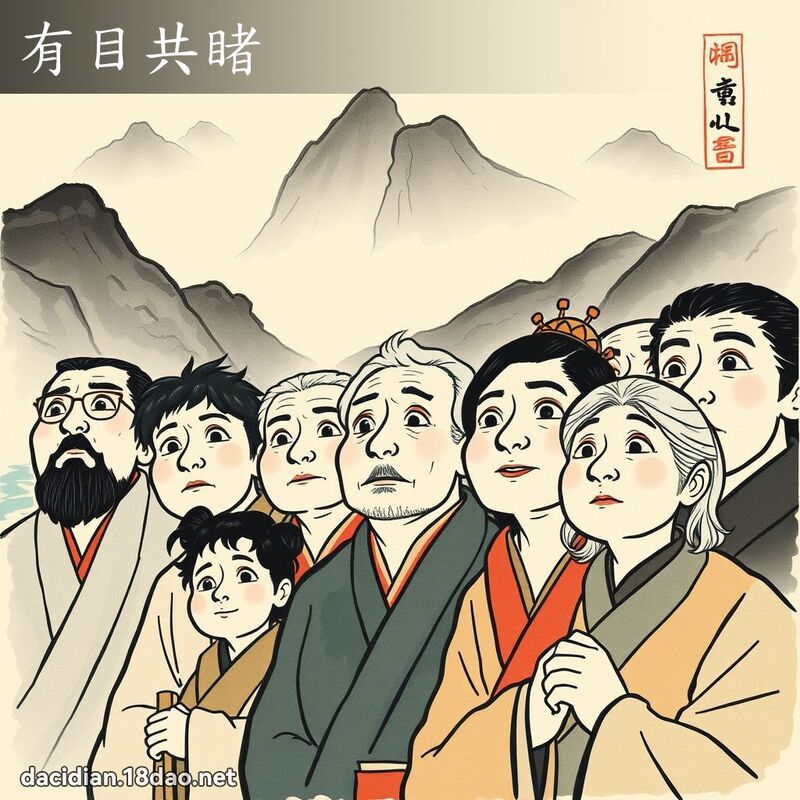 有目共睹 配图