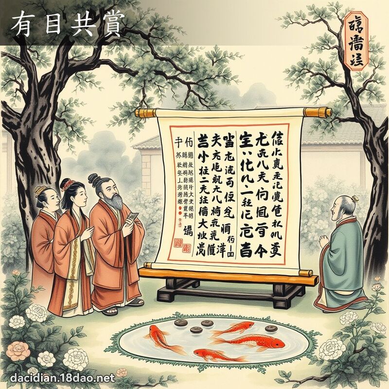 有目共赏 配图
