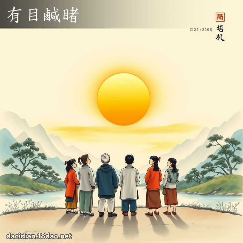 有目咸睹 配图