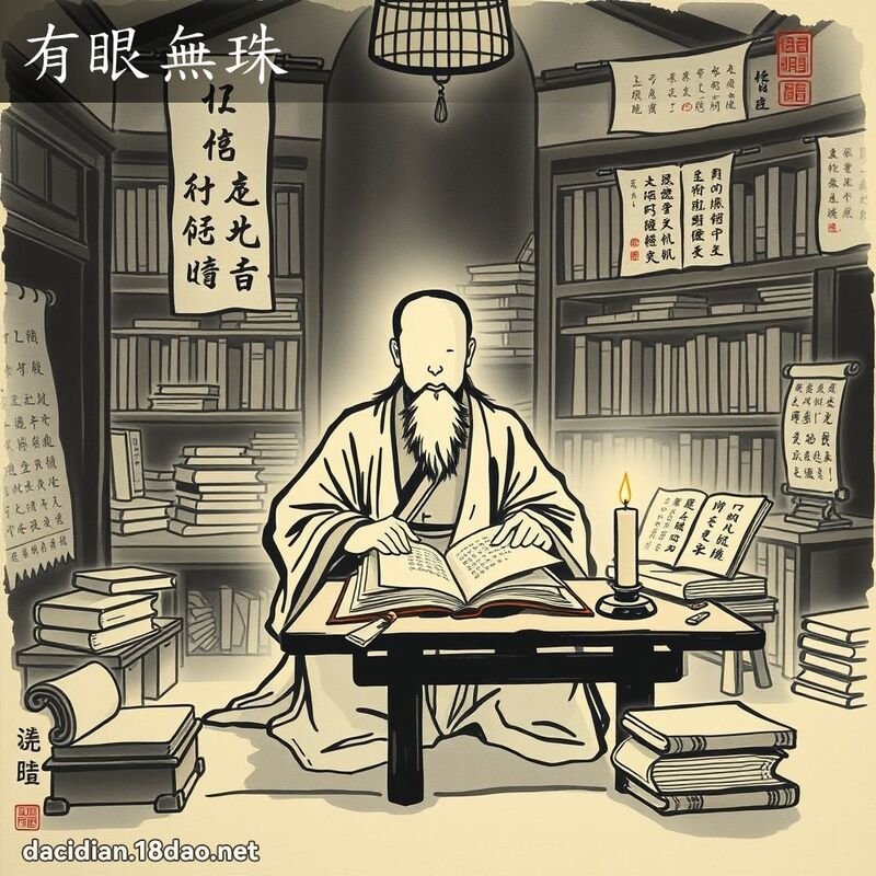 有眼无珠 配图