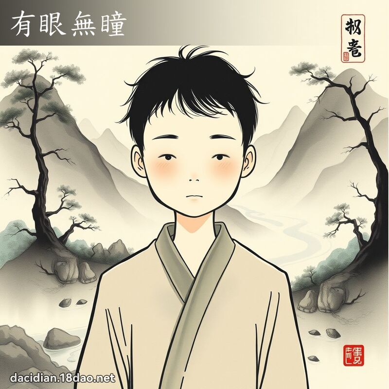 有眼无瞳 配图