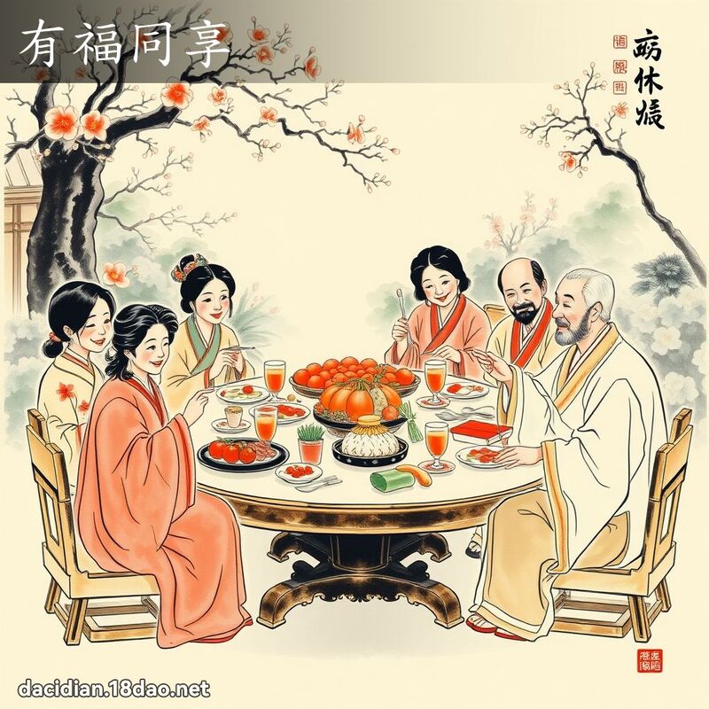有福同享 配图