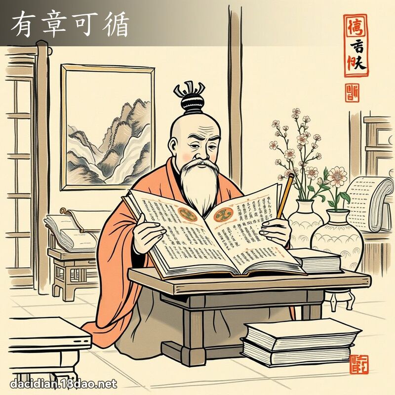 有章可循 配图