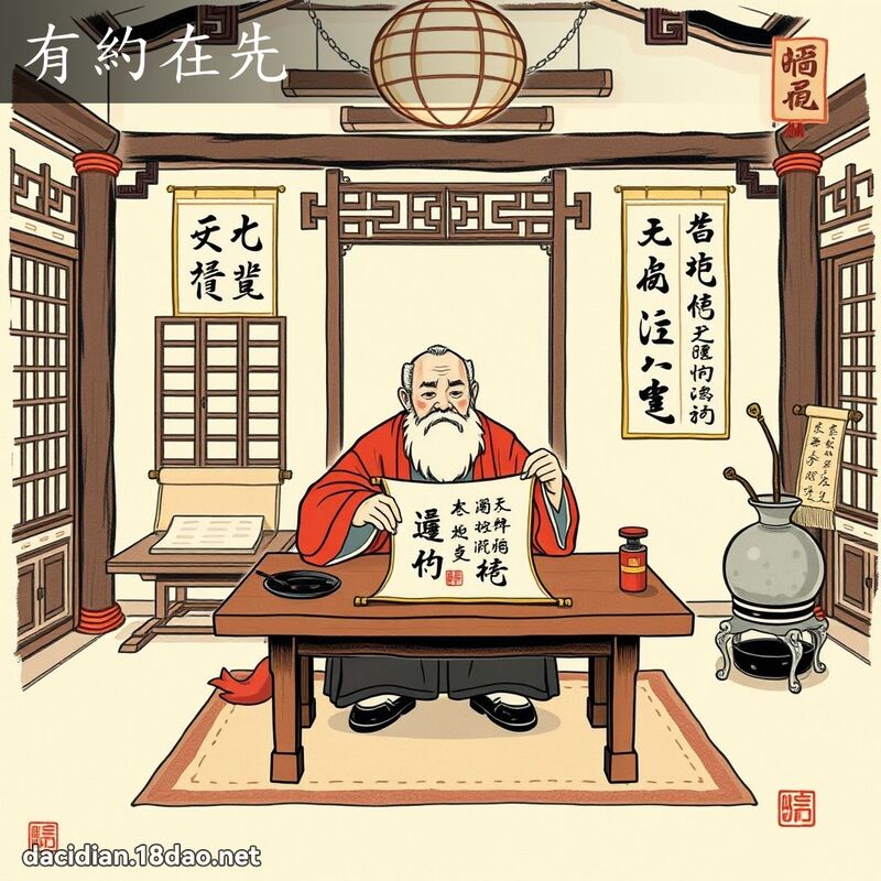 有约在先 配图