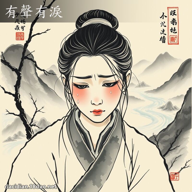有声有泪 配图