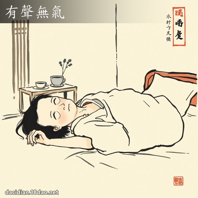 有声无气 配图