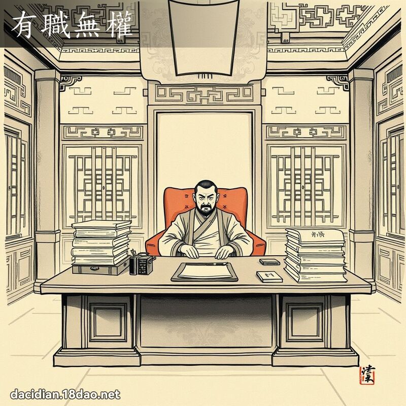 有职无权 配图