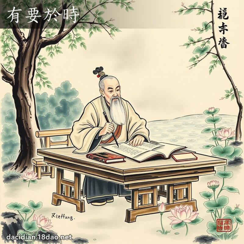 有要於时 配图