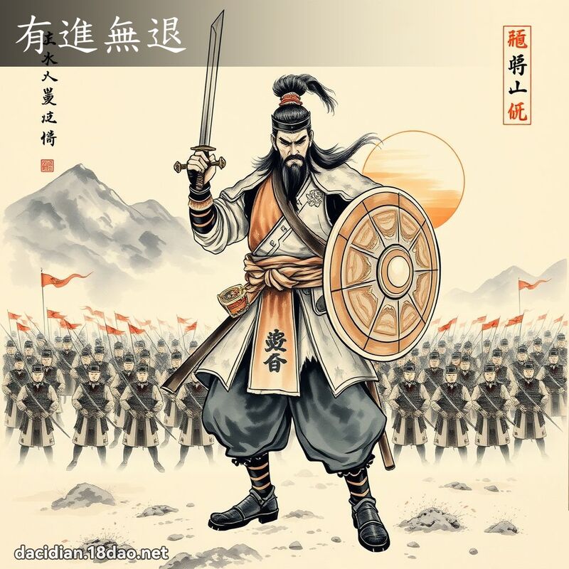 有进无退 配图