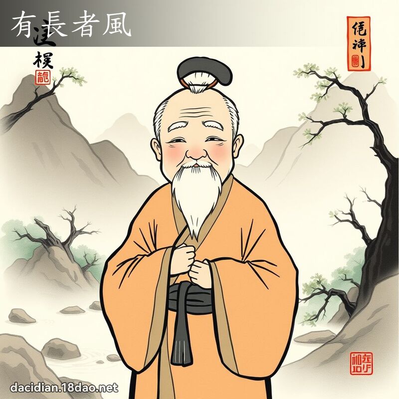 有长者风 配图