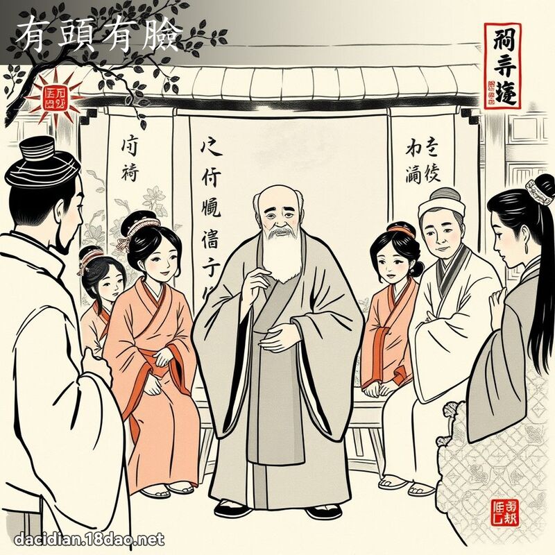 有头有脸 配图
