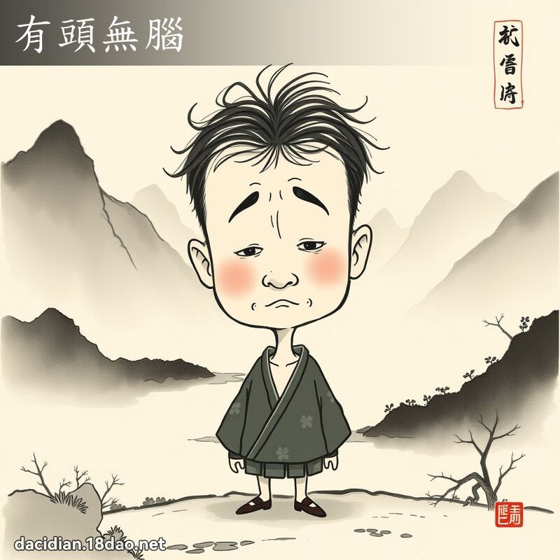 有頭無腦 配图