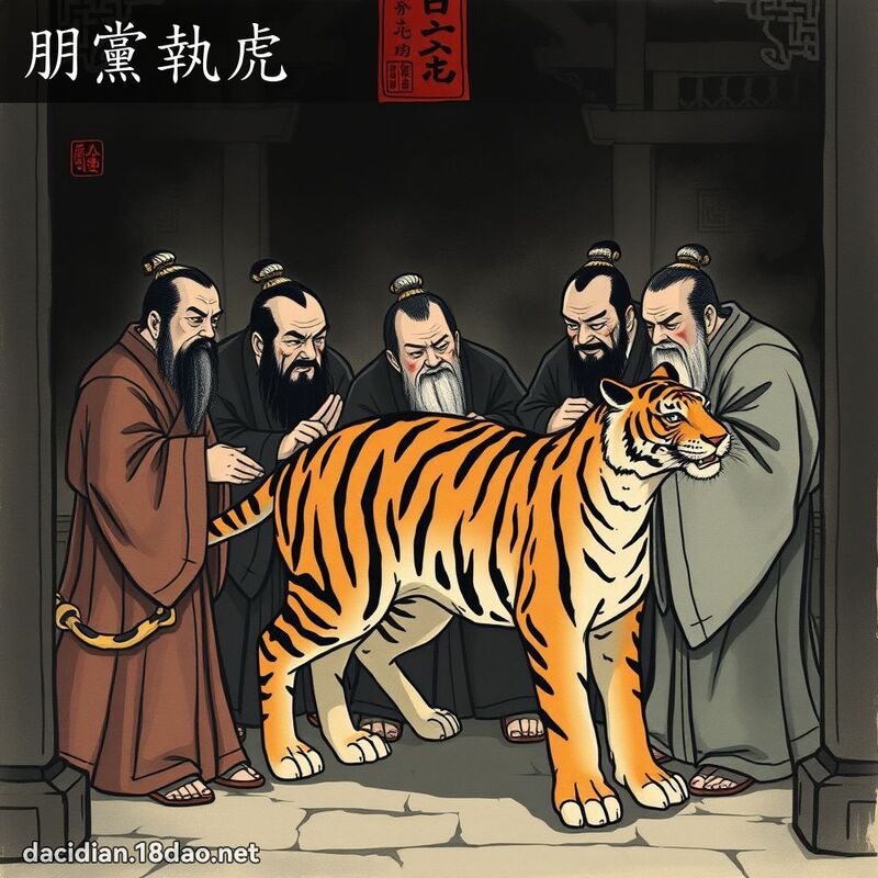 朋黨執虎 配图