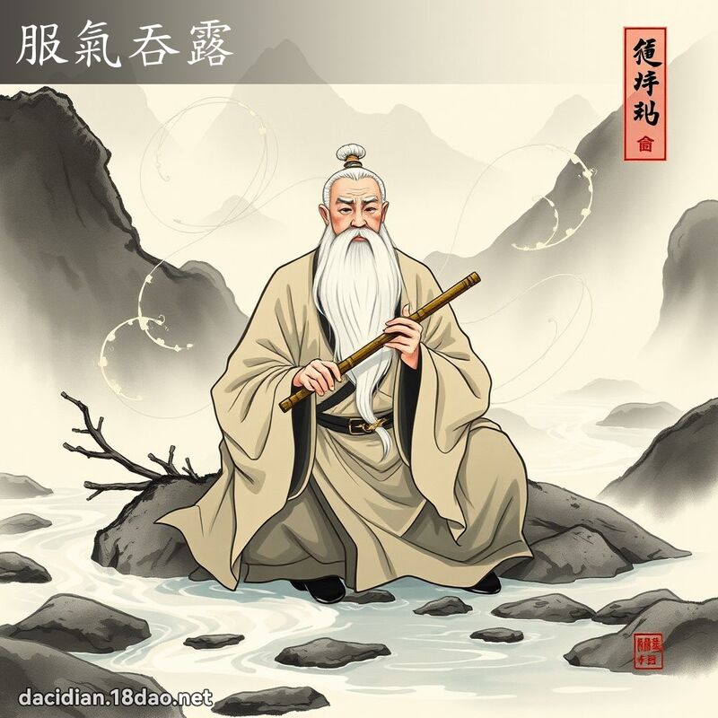 服氣吞露 配图