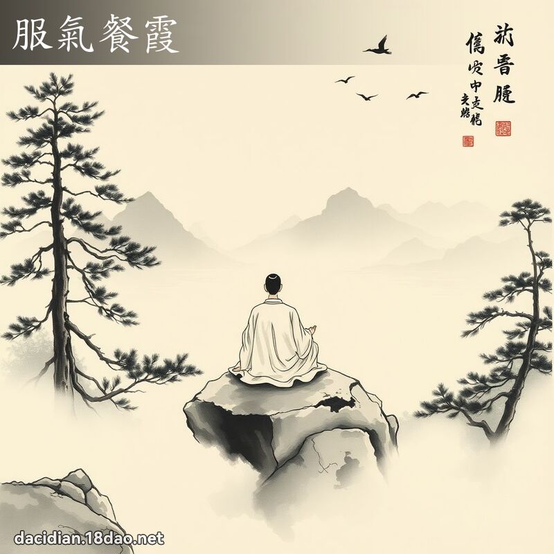 服氣餐霞 配图