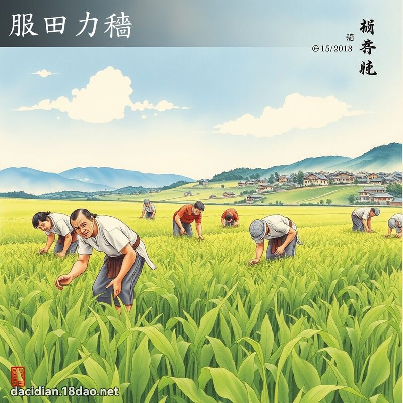 服田力穡 配图