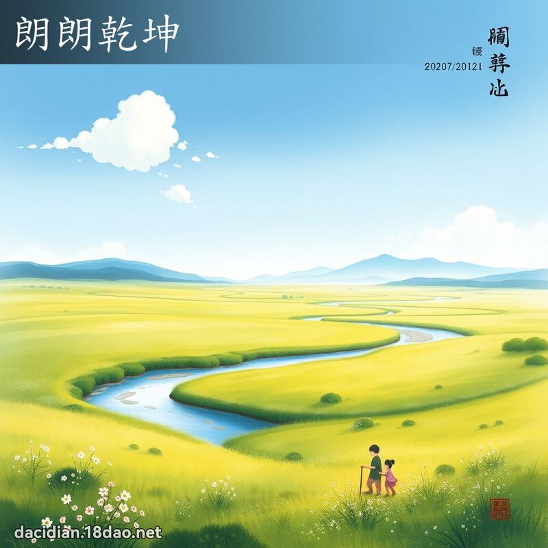 朗朗乾坤 配图