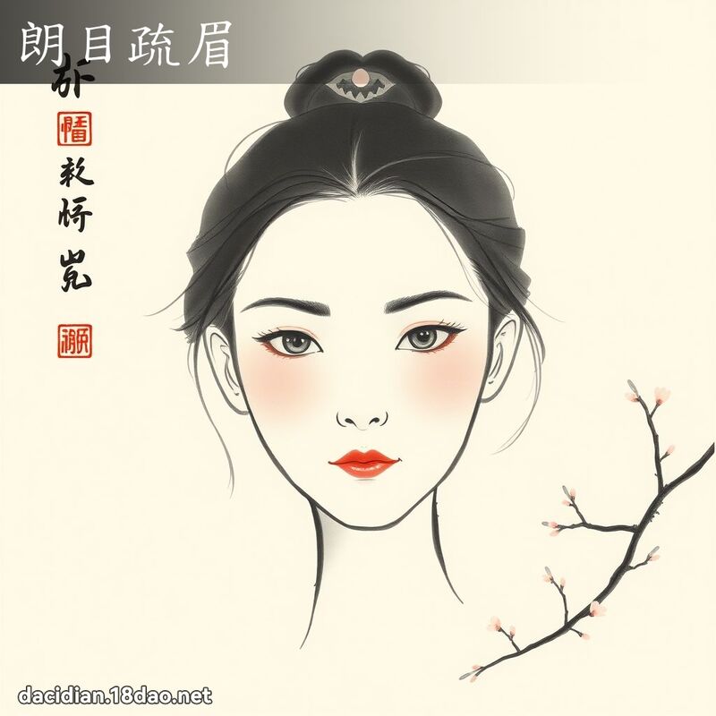 朗目疏眉 配图
