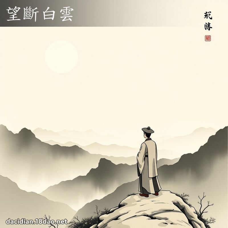 望斷白雲 配图