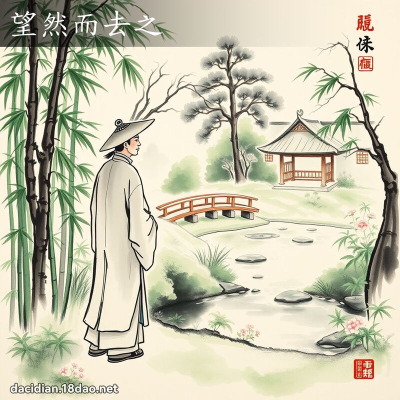 望然而去之 配图
