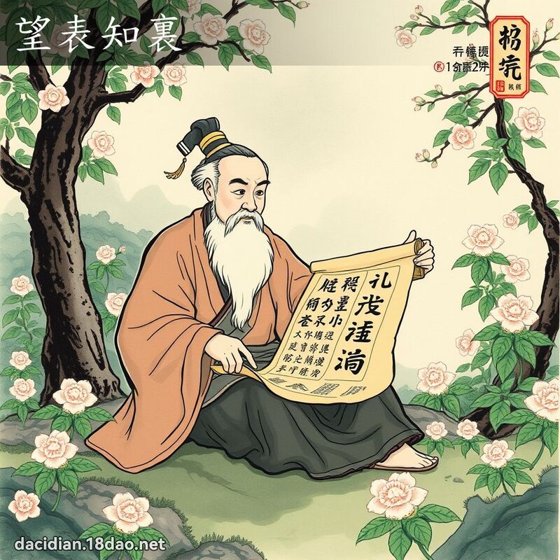 望表知裏 配图